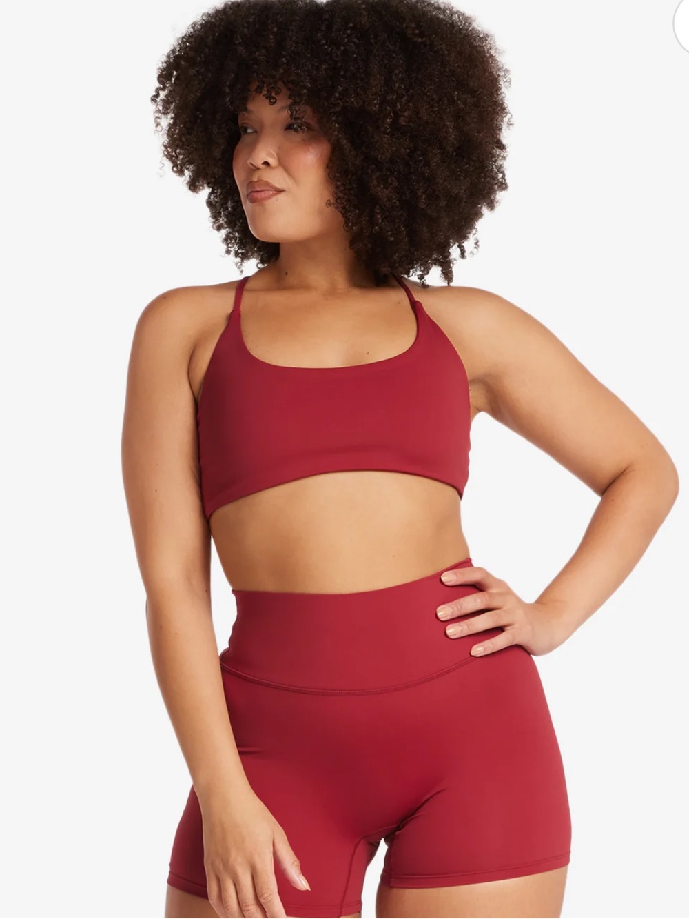 Freedom Lexi crop in cherry
